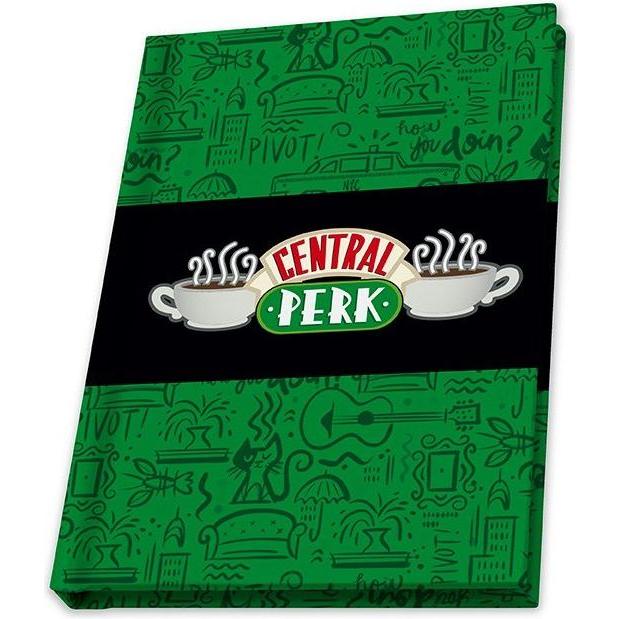 Abystyle Multicolore Friends Giftset Bicchiere/Badge/Notebook Central Perk, Tazze,