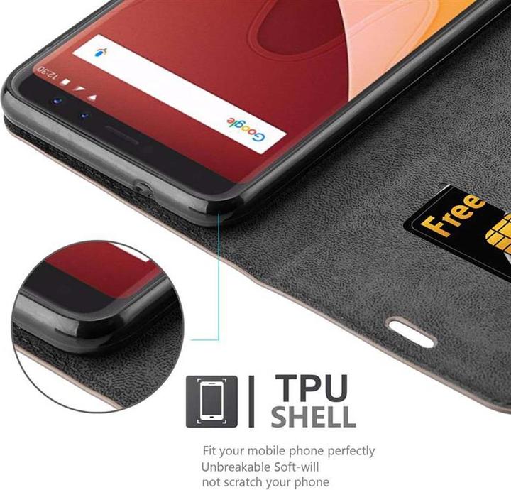 Produktbild Cadorabo Book Invisible Magnet Cover (Wiko View)