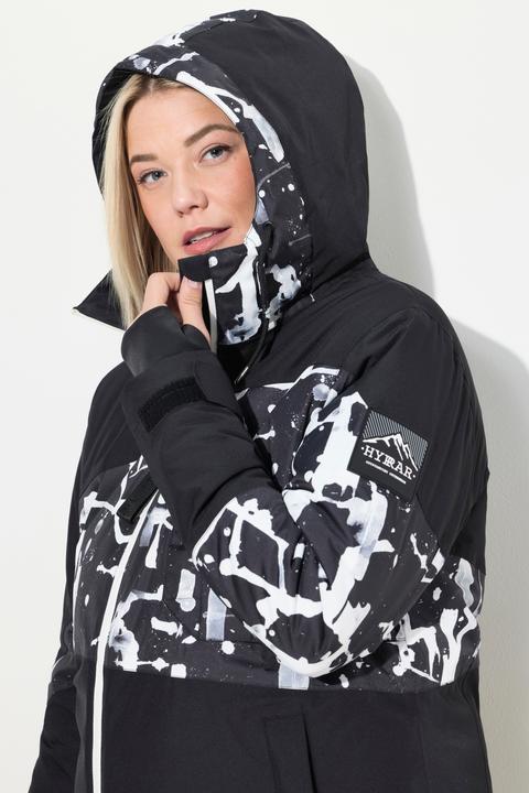 Actual product image Ulla Popken HYPRAR Abstract Print Performance Jacket (54)