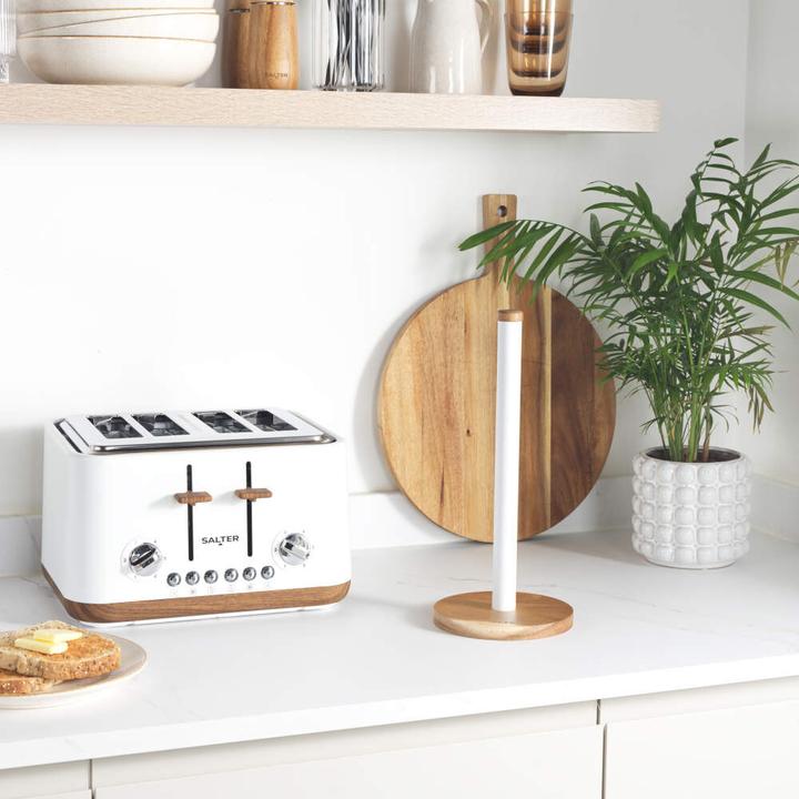 Actual product image Salter BW13565W1EU7 Toronto Kitchen Roll Holder - White