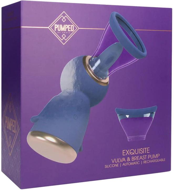 Shots Exquisite - Rechargeable Vulva and Breast Pump - Purple
