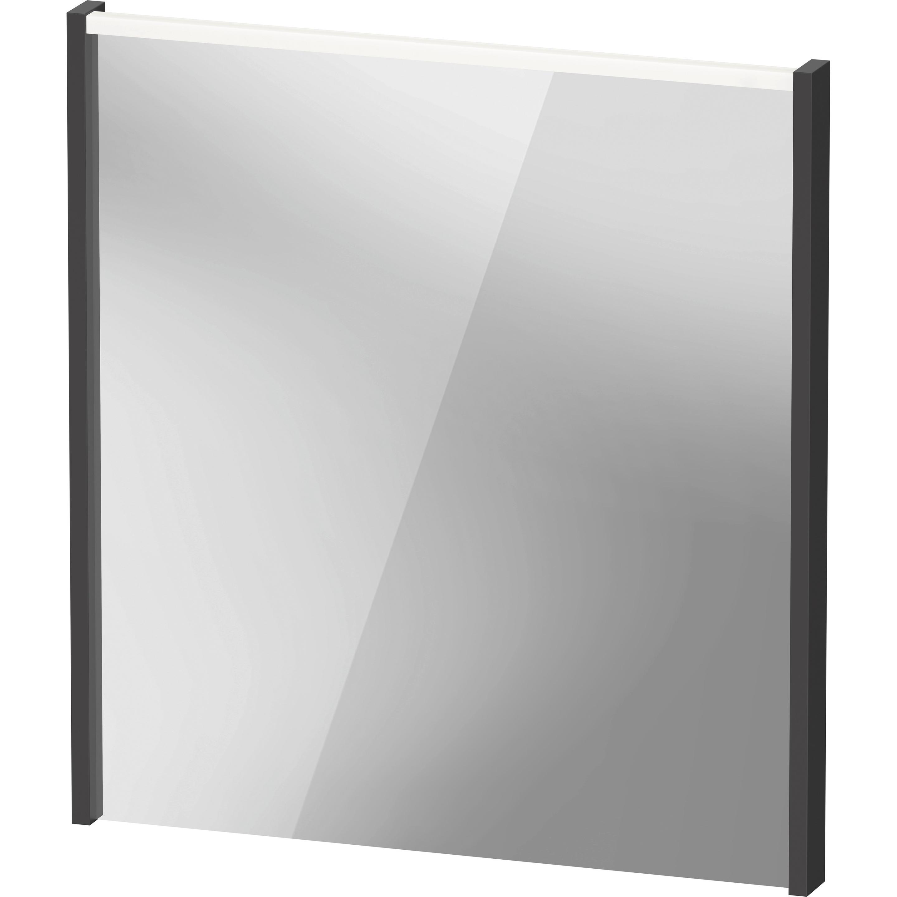Duravit, Spiegelschrank, D-Code Spiegel, LED-Lichtfeld oben, 650x700mm, externer Lichtschalter notwendig, 5 W