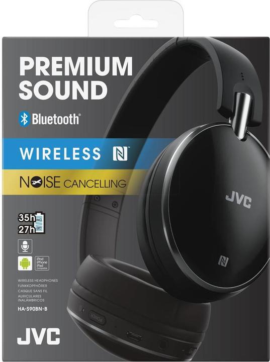 Produktbild JVC Ha-S90bn (Aktive Geräuschunterdrückung, 16 h, Kabellos)