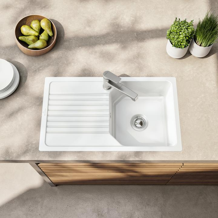 Actual product image Villeroy & Boch Junis Shower kitchen tap, stainless steel