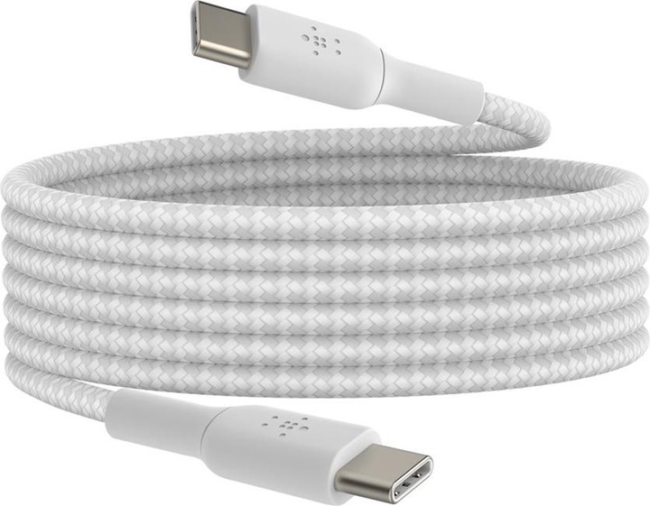 Actual product image Belkin USB-C to USB-C Braided PVC 2m Twin Pack (2 m, USB 2.0)
