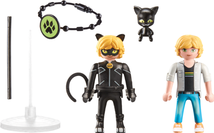 Produktbild Playmobil Adrien & Cat Noir (71337, Playmobil Miraculous)