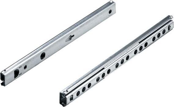 Produktbild Hettich Schubladenschiene Teilauszug 195-305 mm verzinkt 9136673 2 Stück