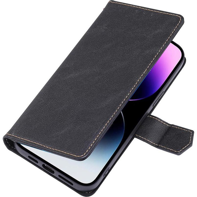 cyoo Custodia Premium BookCase iPhone 14 Plus, Accessori per cellulare, Nero