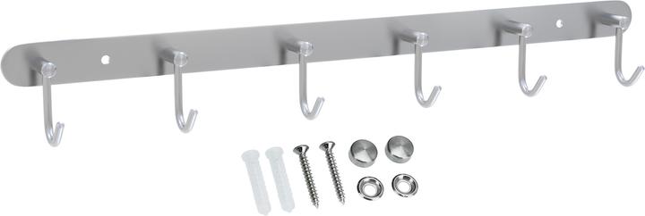 Actual product image Intirilife Coat rail with 6 hooks