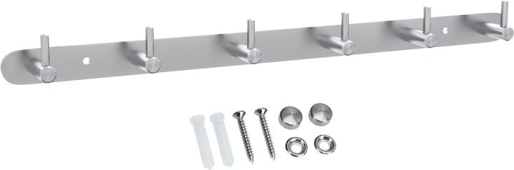 Intirilife Garderobenleiste mit 6 Haken