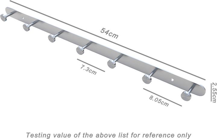 Produktbild Intirilife Garderobenleiste mit 7 Haken