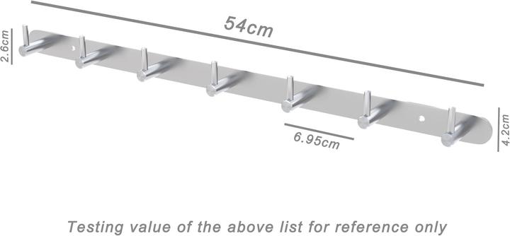 Produktbild Intirilife Garderobenleiste mit 7 Haken