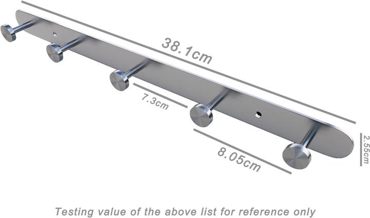Produktbild Intirilife Garderobenleiste mit 5 Haken