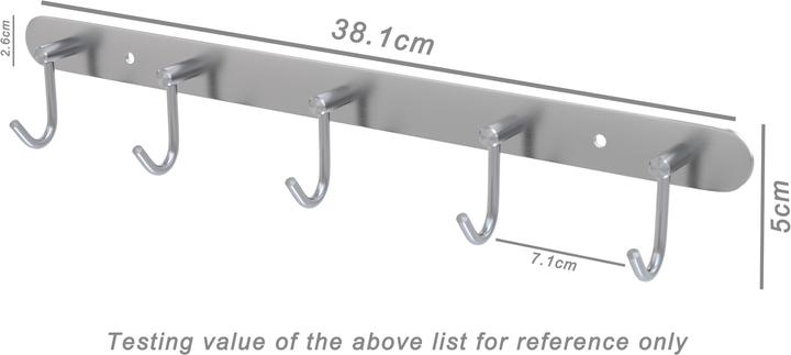 Produktbild Intirilife Garderobenleiste mit 5 Haken