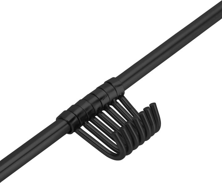Image du produit Intirilife Barre de suspension en acier inoxydable avec 7 crochets