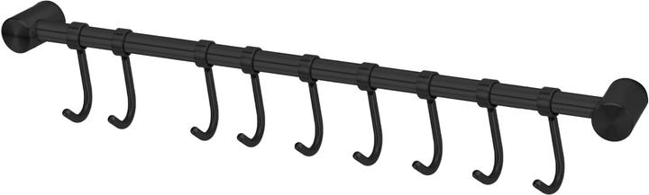 Image du produit Intirilife Barre de suspension en acier inoxydable avec 9 crochets