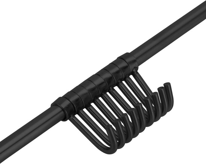 Image du produit Intirilife Barre de suspension en acier inoxydable avec 9 crochets