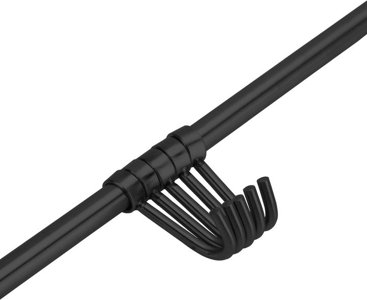 Image du produit Intirilife Barre de suspension en acier inoxydable avec 5 crochets