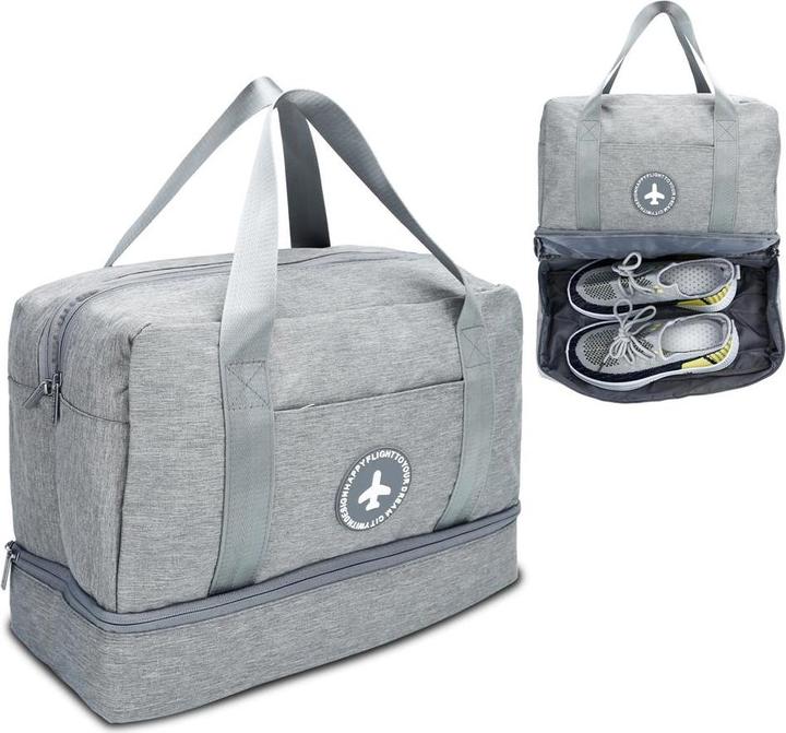 Produktbild Intirilife Wasserfeste Reisetasche in GRAU