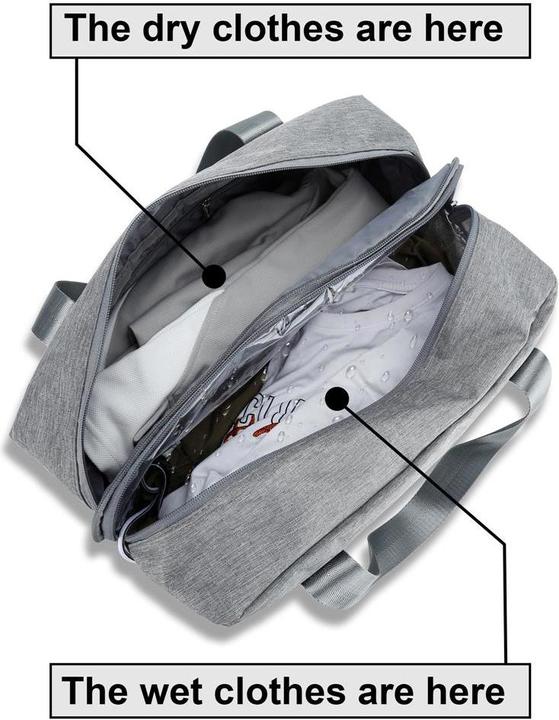 Produktbild Intirilife Wasserfeste Reisetasche in GRAU