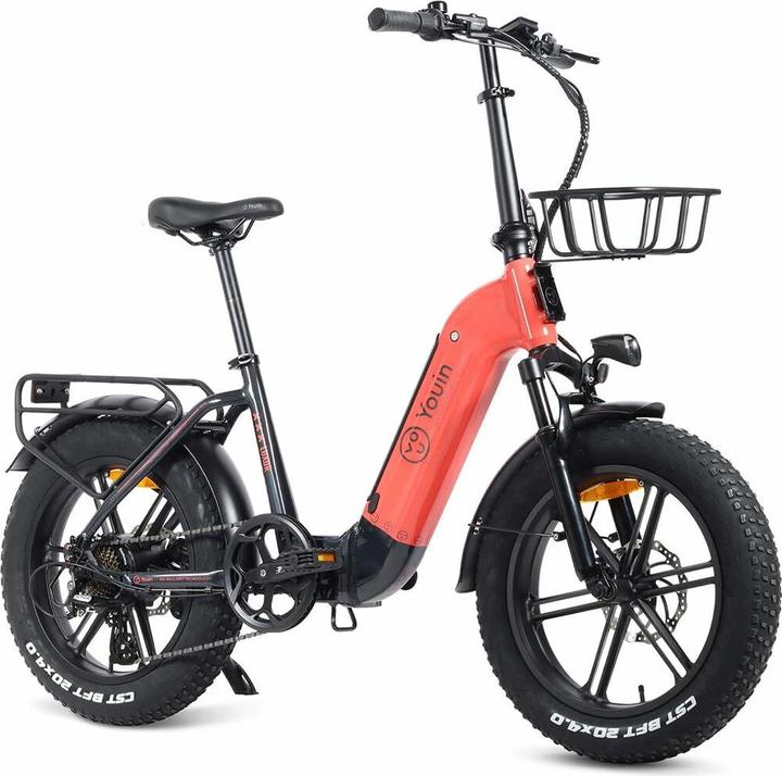 Actual product image Youin Elektrisches Fahrrad Bk1716 Luxor Ii Koralle 250 W