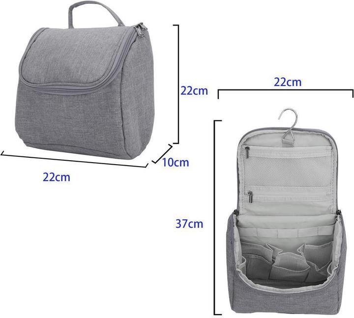 Produktbild Intirilife Kosmetik Reisetasche in GRAU