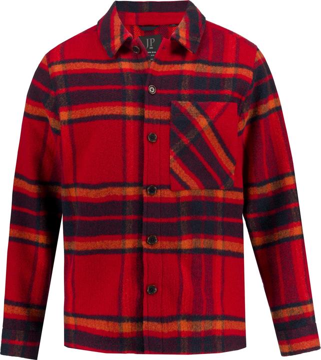 Immagine prodotto JP1880 Karohemd, Overshirt, Langarm, Wollmix, Kentkragen, Modern Fit (4XL)