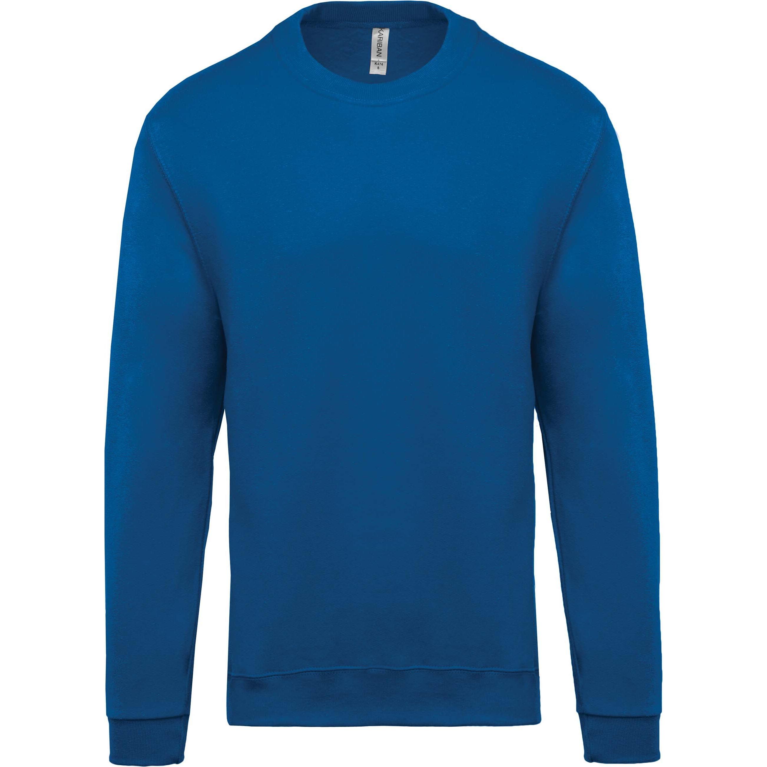 Kariban, Herren, Pullover, Col Rond, Blau, (M)