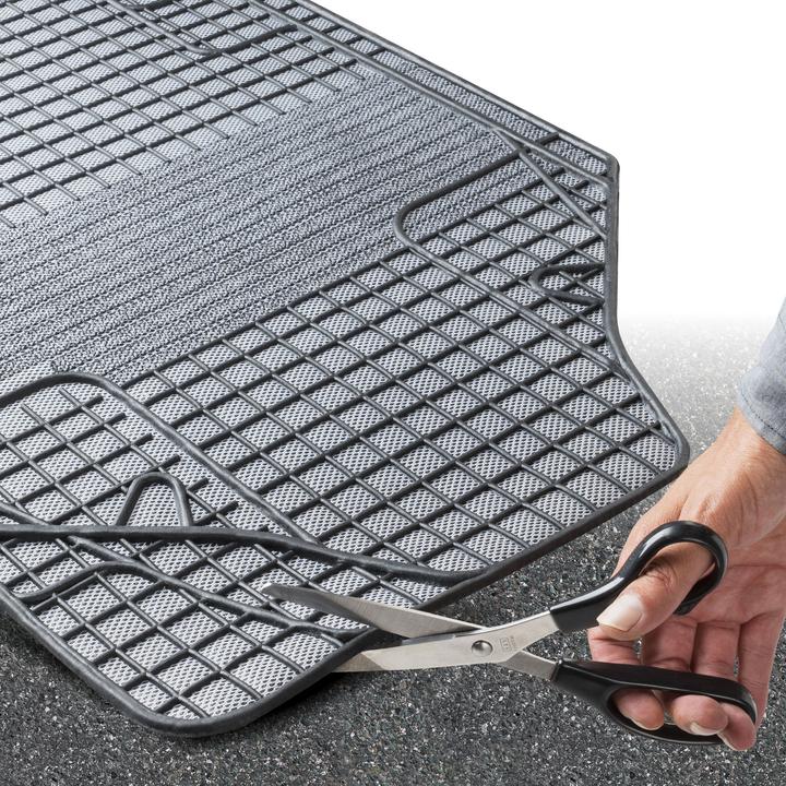 Produktbild Walser Universal Auto-Gummimatten-Set, Automatten 4-teilig zuschneidbar (2 Vordermatten + 2 Rückmatten)