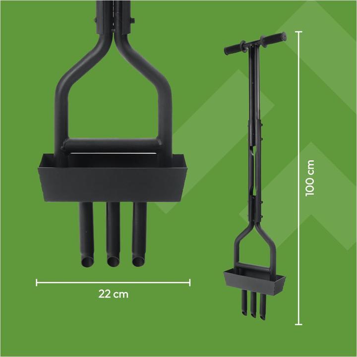 Produktbild Dönges Rasenlüfter mit 3 Zinken + Kernsammelbox