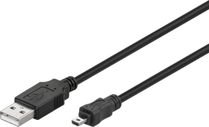 Image du produit Goobay Câble USB 2.0 Hi-Speed, noir, 1.8 m (1.80 m, USB 2.0)