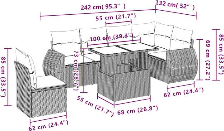 Produktbild vidaXL Esmeralda