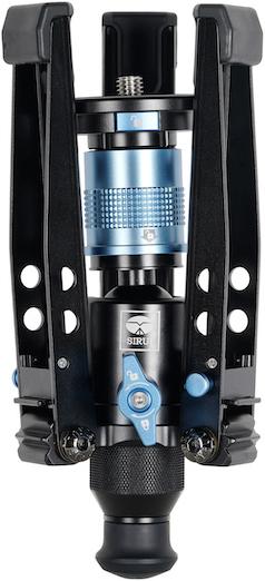 Produktbild Sirui P-424FL Carbon Fibre Monopod with Stand and video head VH-10 (Carbon, Metall)