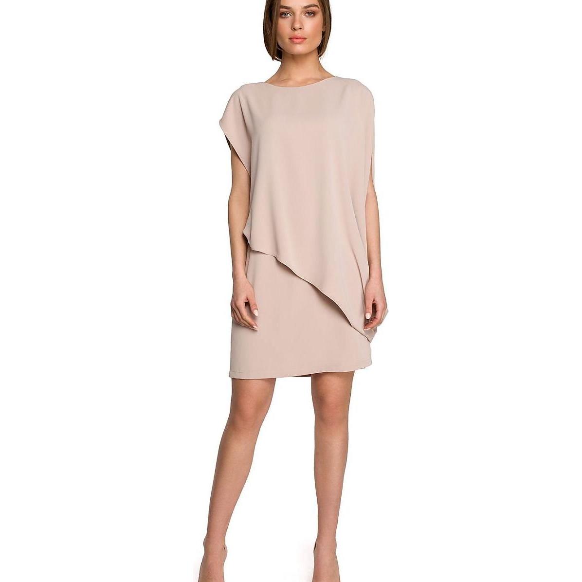 Stylove, Kleider, Alltagskleid, Beige, (XL)
