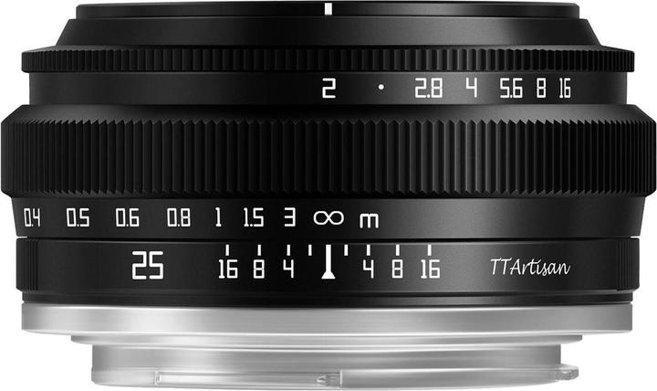TTArtisan 25mm f/2 pour MFT (Micro Four Thirds, APS-C / DX)