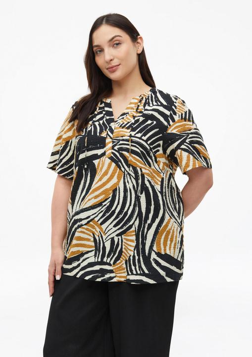 Immagine prodotto s.Oliver Strukturierte Viskosemix-Bluse mit All-over-Print (48)