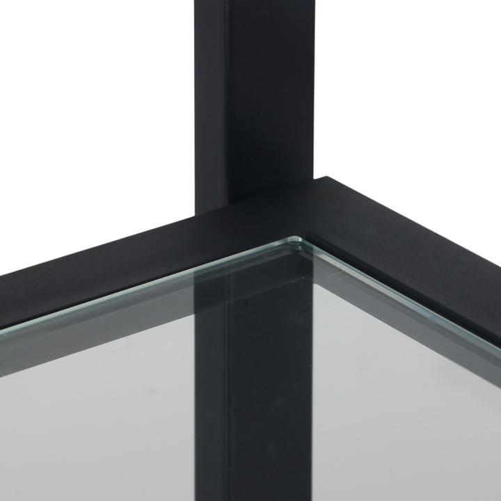 Actual product image Relaxdays Konsolentisch mit 3 Glasablagen (100 x 30 x 73 cm)