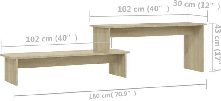 Produktbild vidaXL TV-Schrank (180 x 30 x 43 cm)