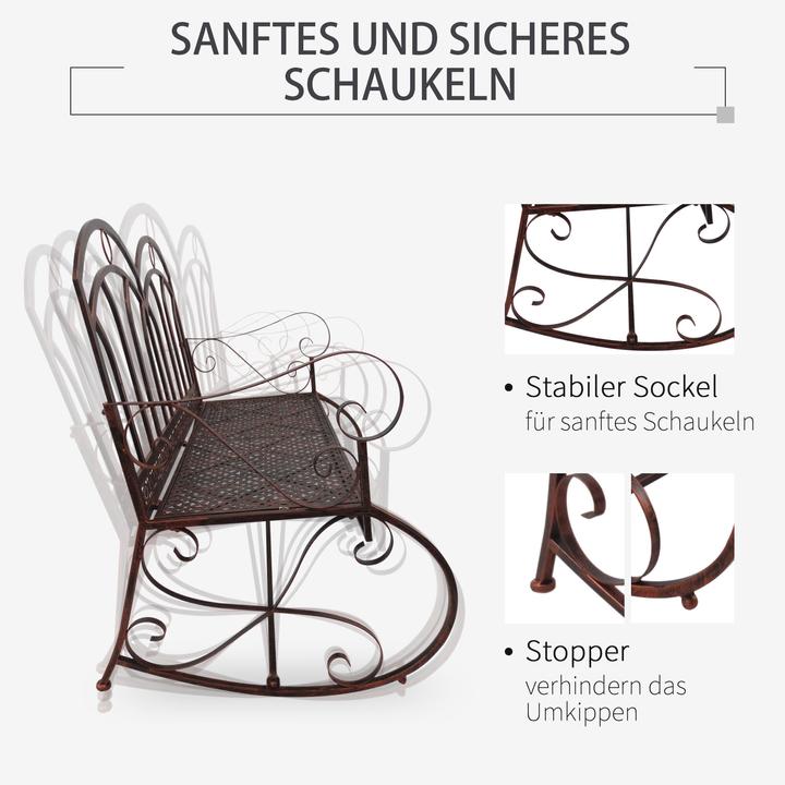 Actual product image Outsunny Garden bench with swing function