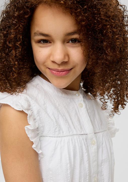 Immagine prodotto s.Oliver Bluse Bluse mit kurzen Volantärmeln (M)