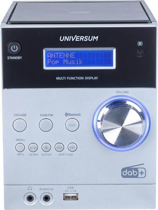 Productafbeelding MS 300-21 Stereo systeem AUX, Bluetooth®, CD, DAB+, FM, USB, accu-oplaadfunctie, Inclusief... (Bluetooth, CD Speler, 2x 5 W)