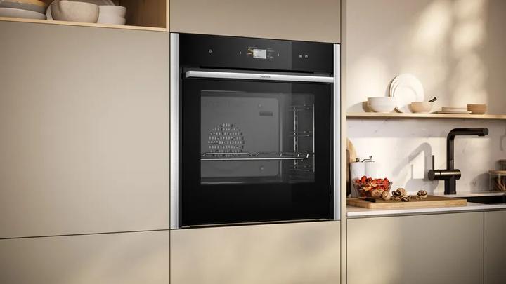 Actual product image Neff N 90, Built-in oven with added steam function, 60 x 60 cm, Stainless steel, B64VS31N0