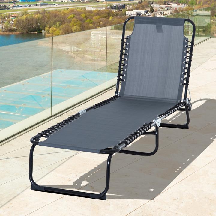 Actual product image Outsunny Folding lounger (189 cm)