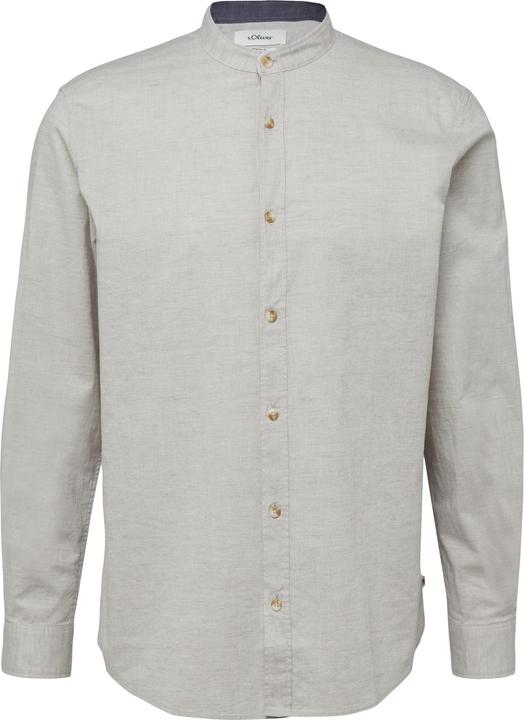 Immagine prodotto s.Oliver Regular Fit: Leichtes Baumwollhemd mit Stehkragen (3XL)
