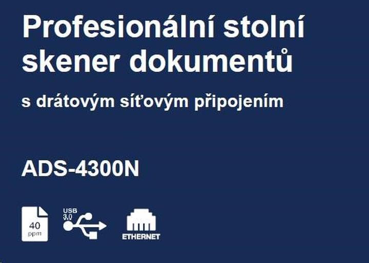 Productafbeelding Brother ADS-4300N (LAN, USB, Ethernet)