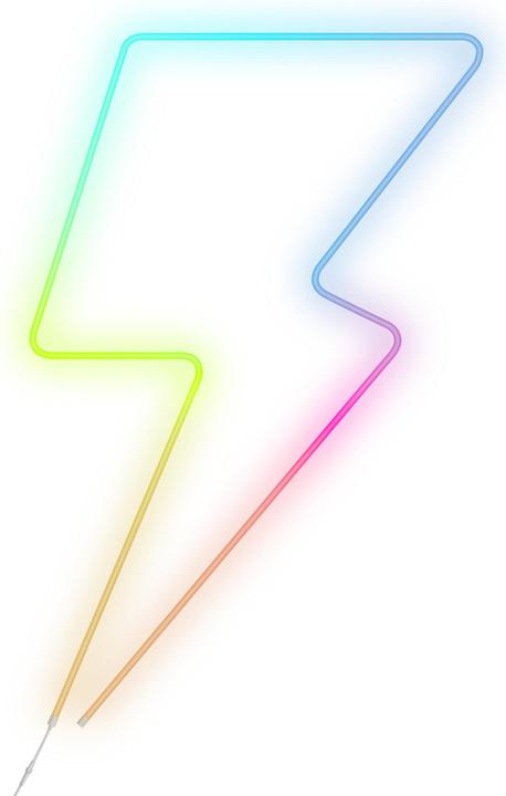 Produktbild Trust GXT904 VYBZ RGBIC 5M LED NEON L (Mehrfarbig, RGBIC, 500 cm, Indoor)