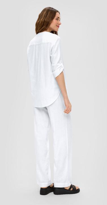 Immagine prodotto s.Oliver Bluse Leinenbluse mit 3/4-Arm und Tunika-Ausschnitt (48)