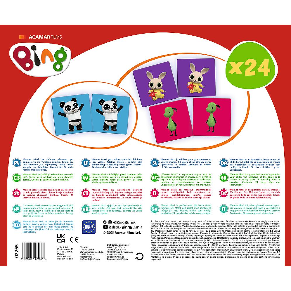 Thumbnail - Bing TREFL Memory Game (Deutsch, Englisch)