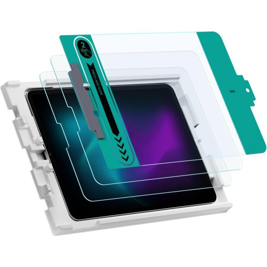 Thumbnail - ESR Armorite gehärtetes Glas für iPad Air 10,9" 4/5 2020-2022 / Pro 11,2" / 3/4 20 (2 Stück, 3), Tablet Schutzfolie