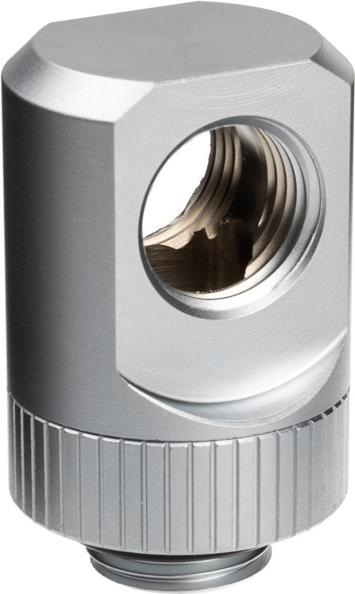 Produktbild EKWB EK-Quantum Torque Adapter T-Splitter G1/4 Zoll AG auf 2x G1/4 Zoll IG - drehbar, Sat